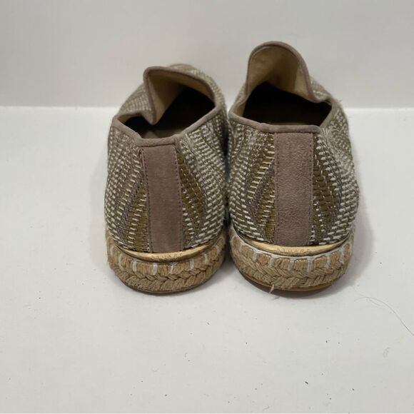 Stuart Weitzman Embroidered Espadrille Flats - Picture 4 of 9